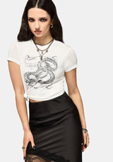 Lux Schlange Burnout Baby T-Shirt