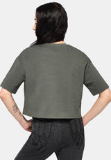 Saski Dorn Kastenförmig Kurz T-Shirt