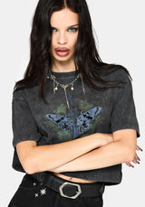 Lunar Sword Embroidered Boxy Tee
