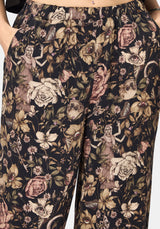 Triple Göttin Druck Weit Bein Hose
