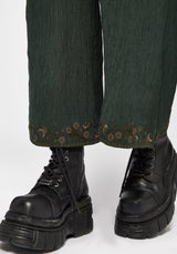 Elio Crinkle Embroidered Culotte