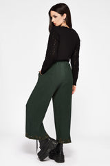 Elio Crinkle Embroidered Culotte