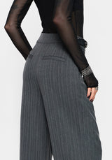 Nightingale Nadelstreifen Weites Bein Hose