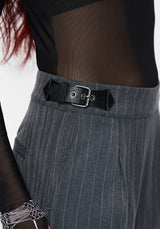Nightingale Nadelstreifen Weites Bein Hose