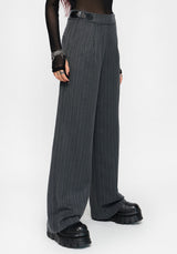 Nightingale Nadelstreifen Weites Bein Hose