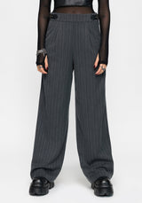 Nightingale Nadelstreifen Weites Bein Hose