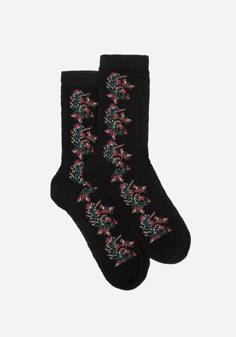 Spectrum Blumenmuster Socken