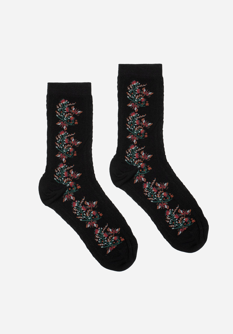 Spectrum Blumenmuster Socken