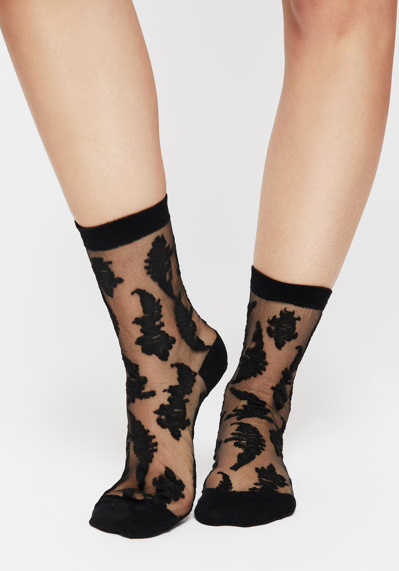 Esoteric Farn Spitze Socken