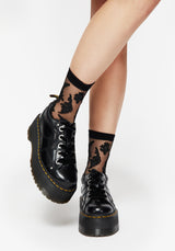 Esoteric Farn Spitze Socken