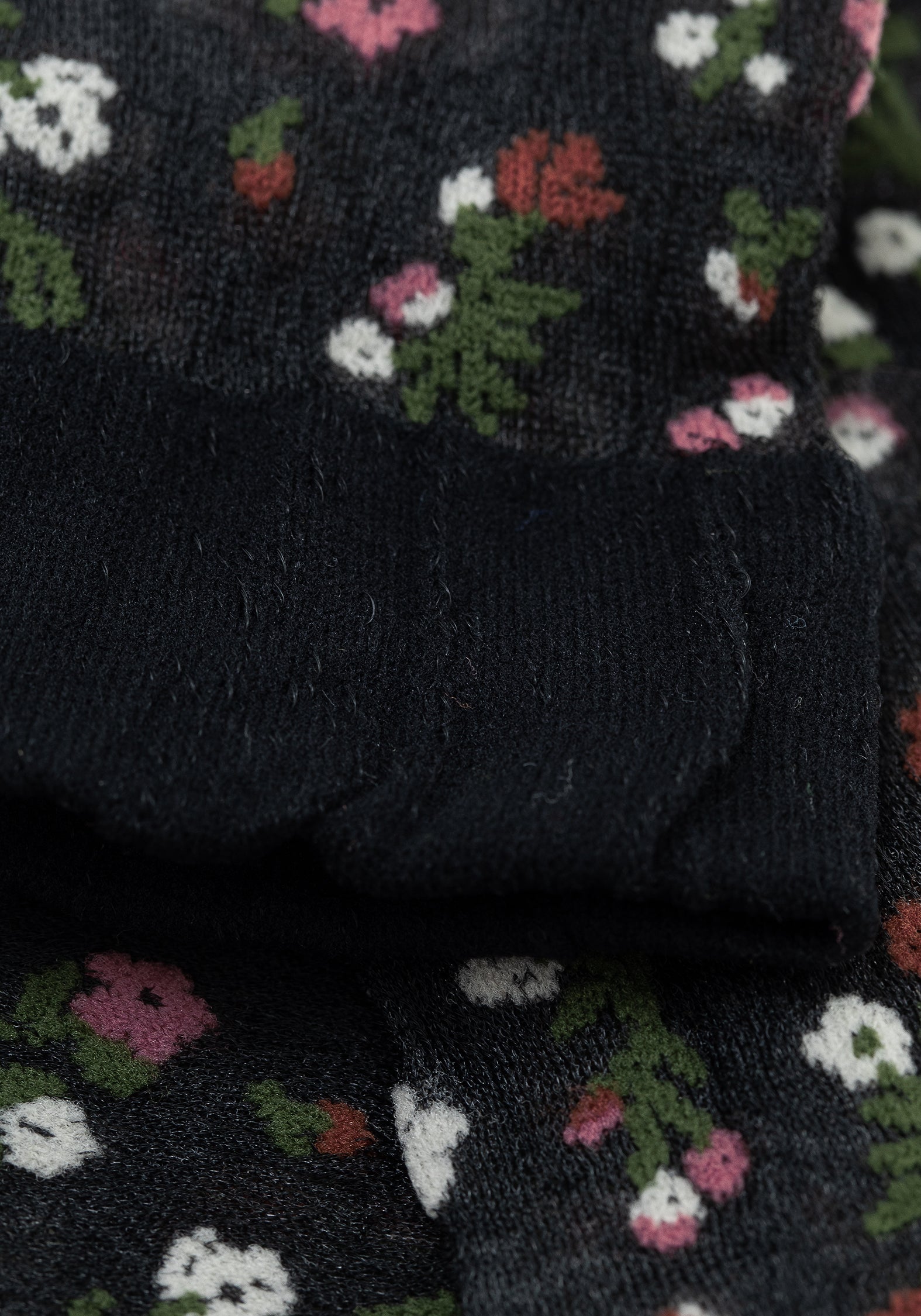Everblooming Blumenmuster Mesh Socken