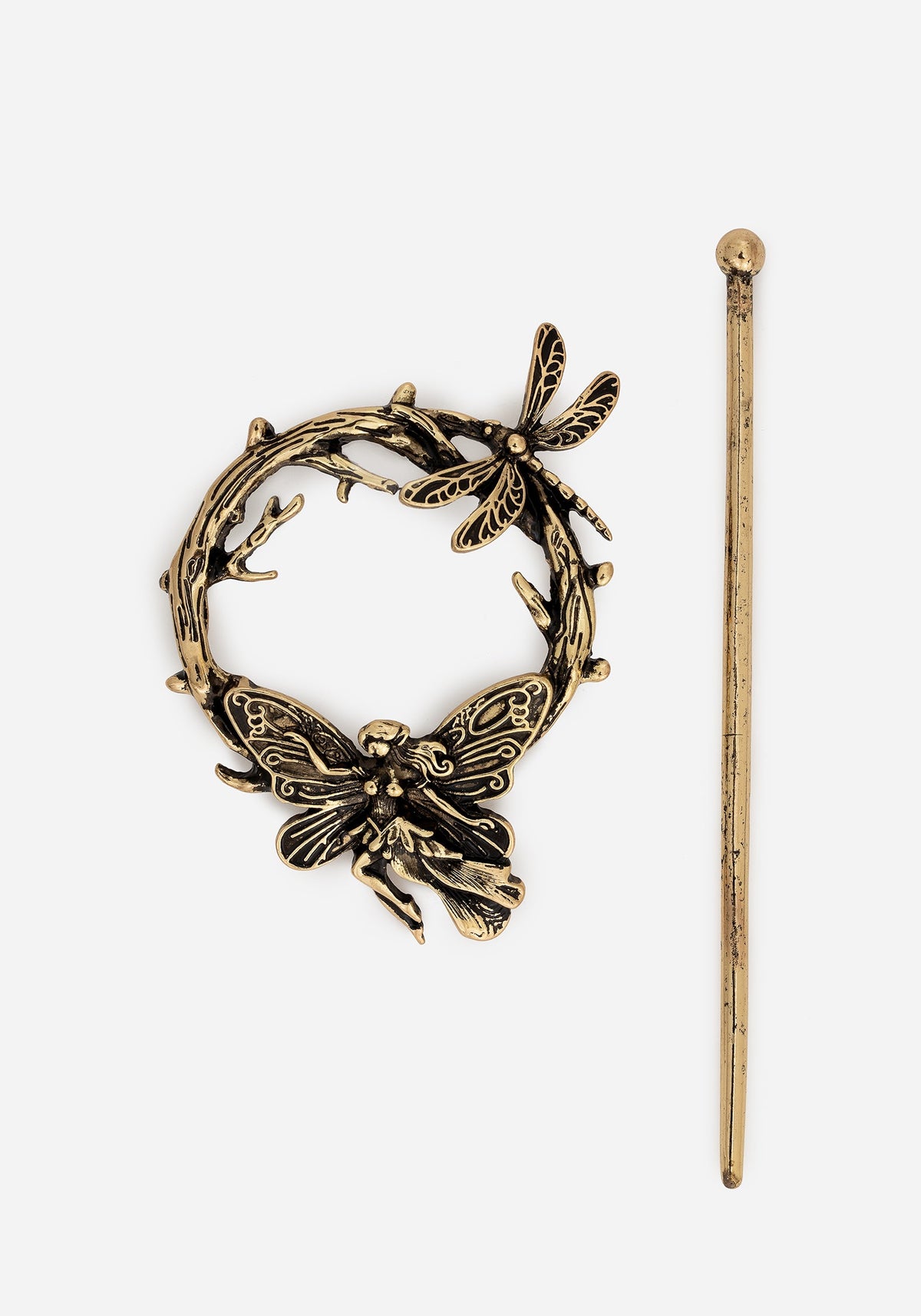 Maypole Fee Haar Anstecknadel