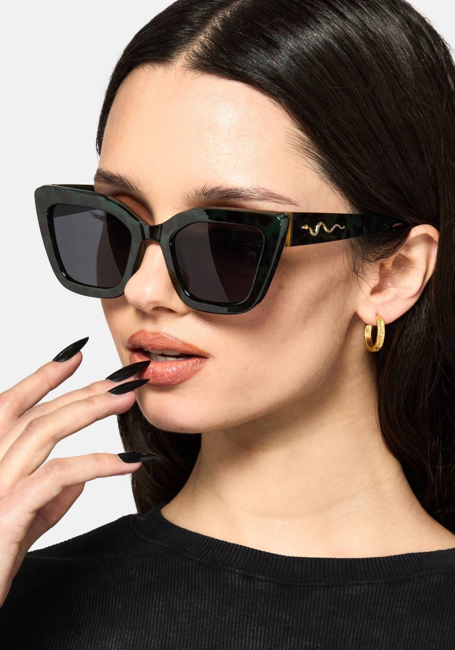 Asp Tortoiseshell Schlange Sunglasses