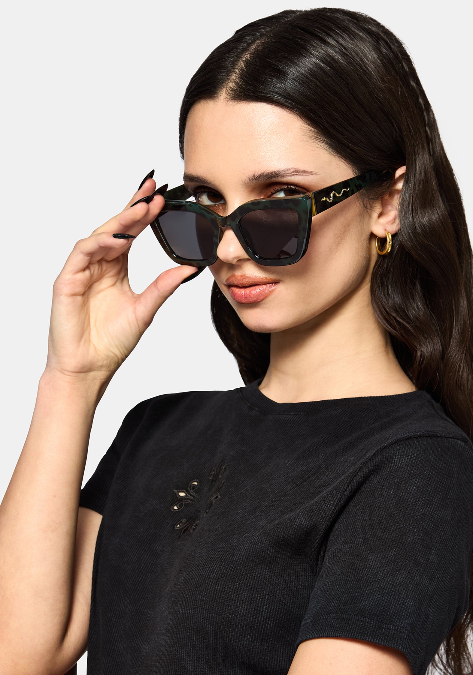 Asp Tortoiseshell Schlange Sunglasses