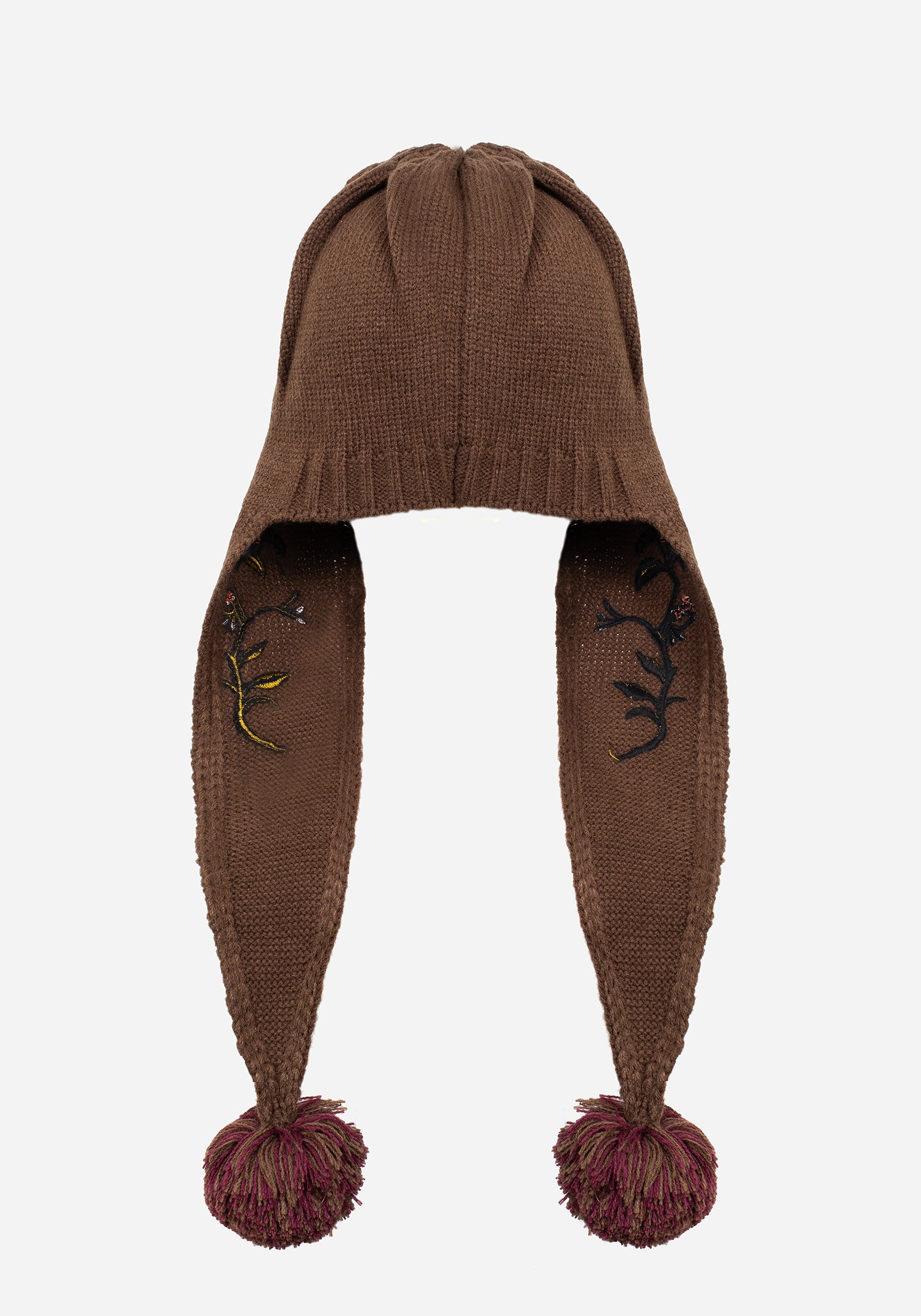 Liora Motte Blumenmuster Bommel Bommel Hut