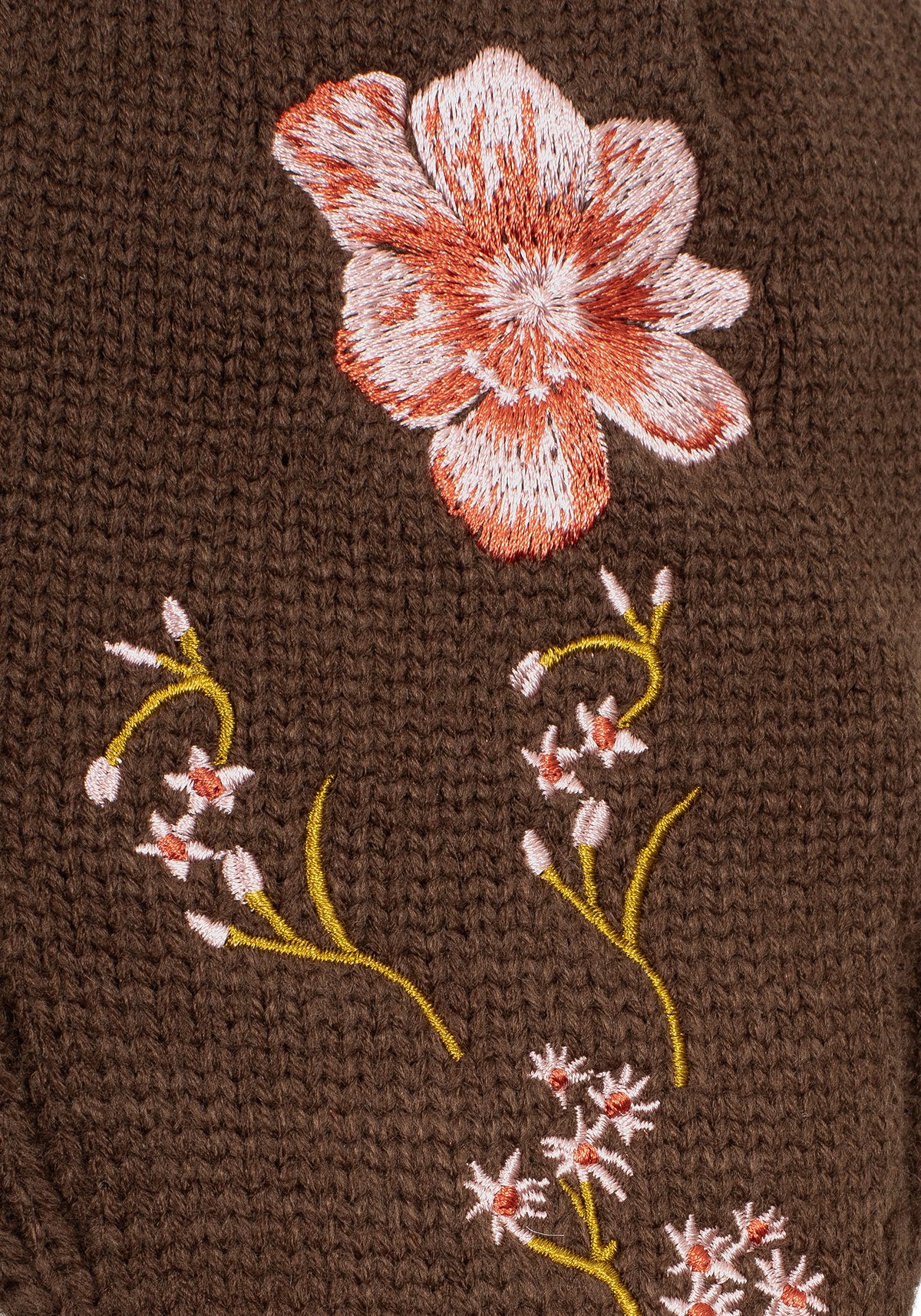 Liora Motte Blumenmuster Bommel Bommel Hut