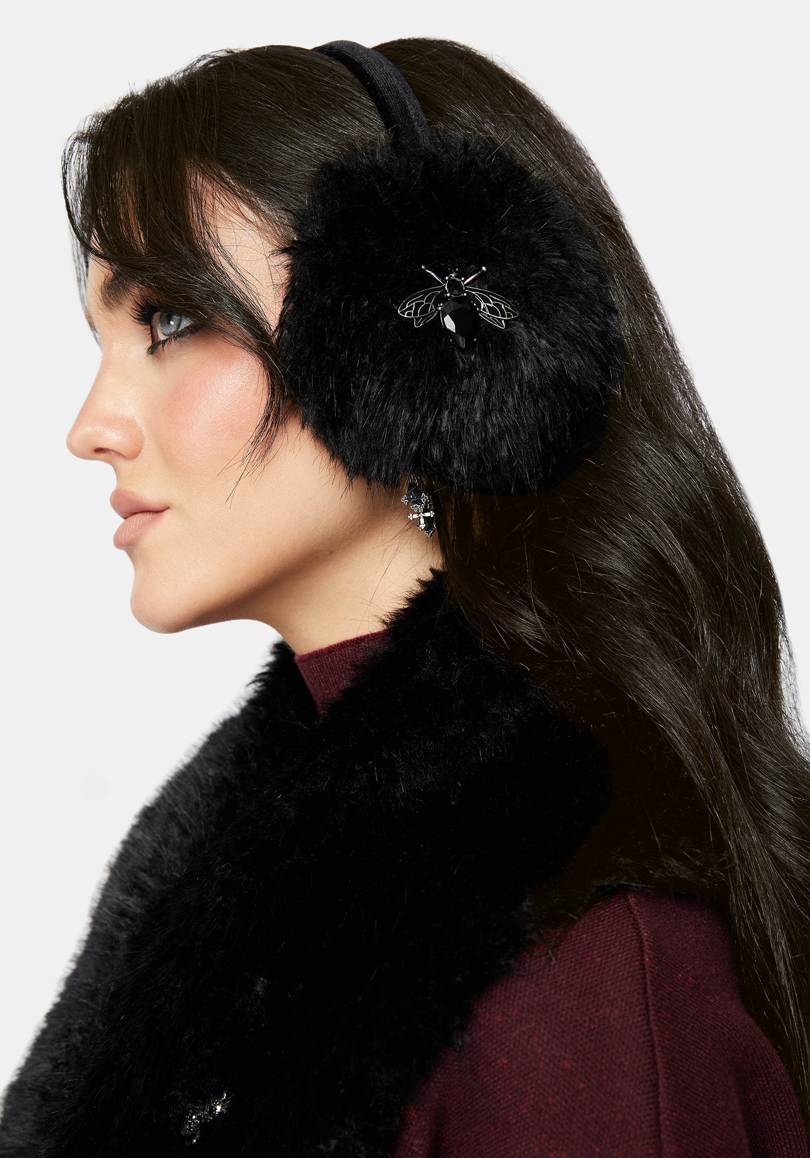 Aven Käfer Blumenmuster Ear Muffs