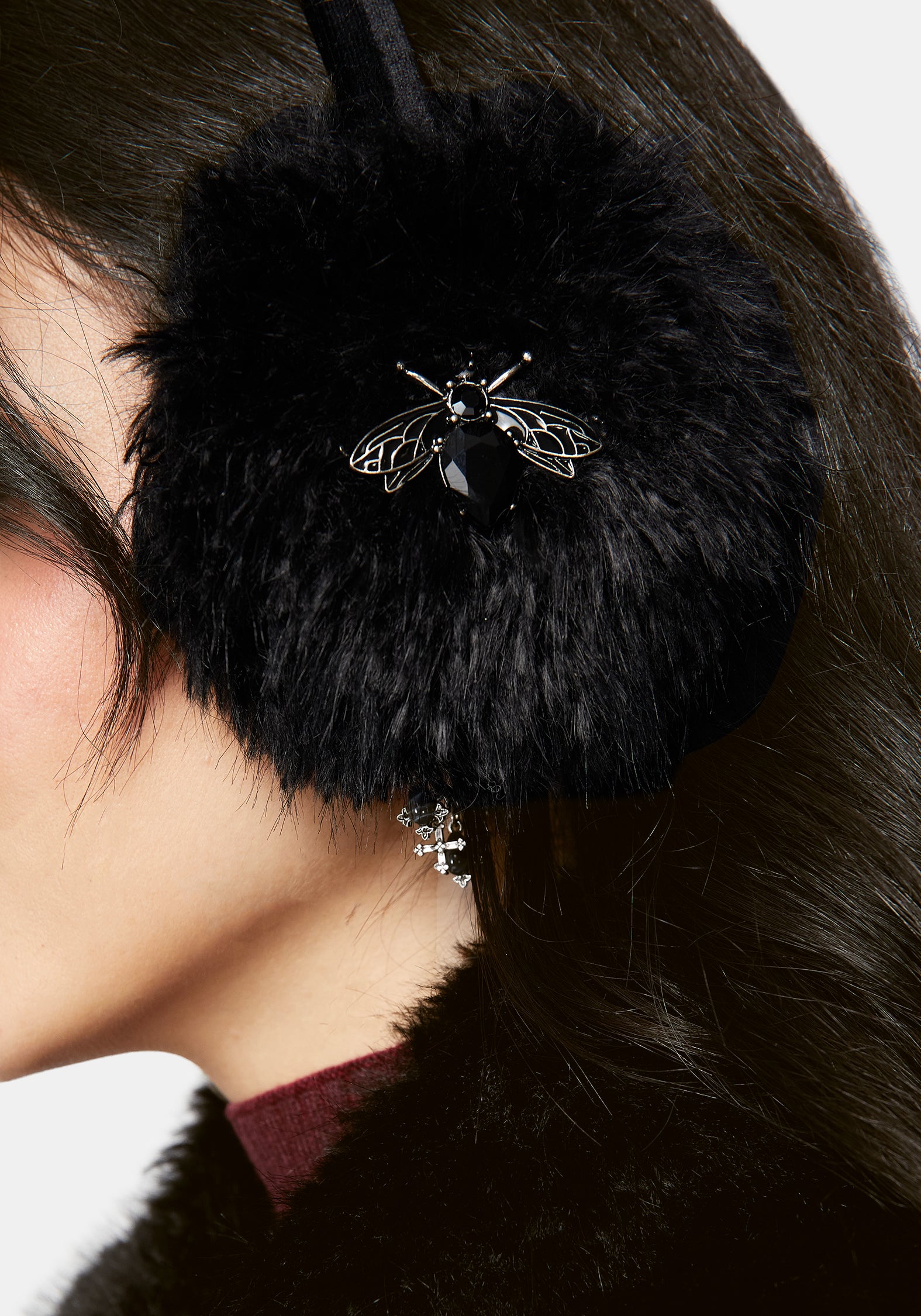 Aven Käfer Blumenmuster Ear Muffs