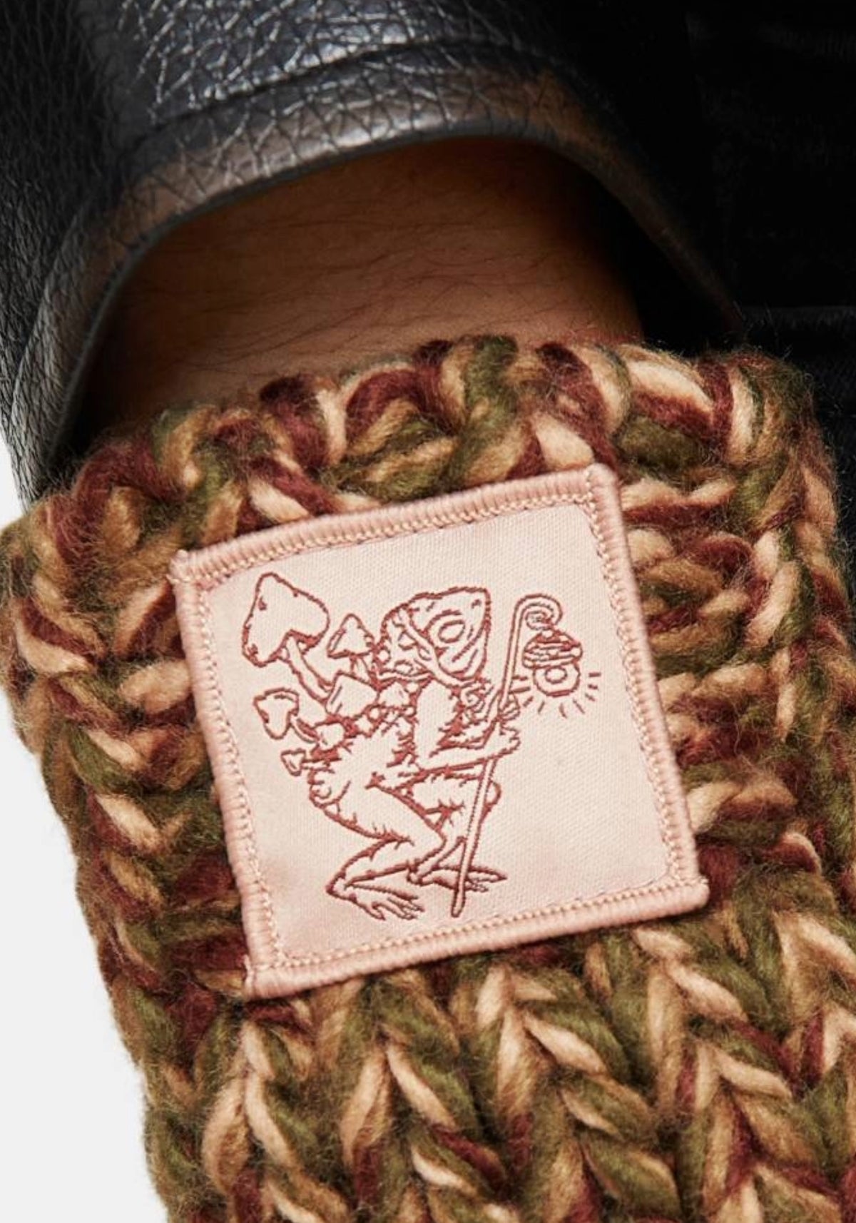 Daphne Frosch Flicken Handschuhe