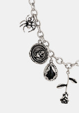 Draven Rat & Spinne Tasche Kette