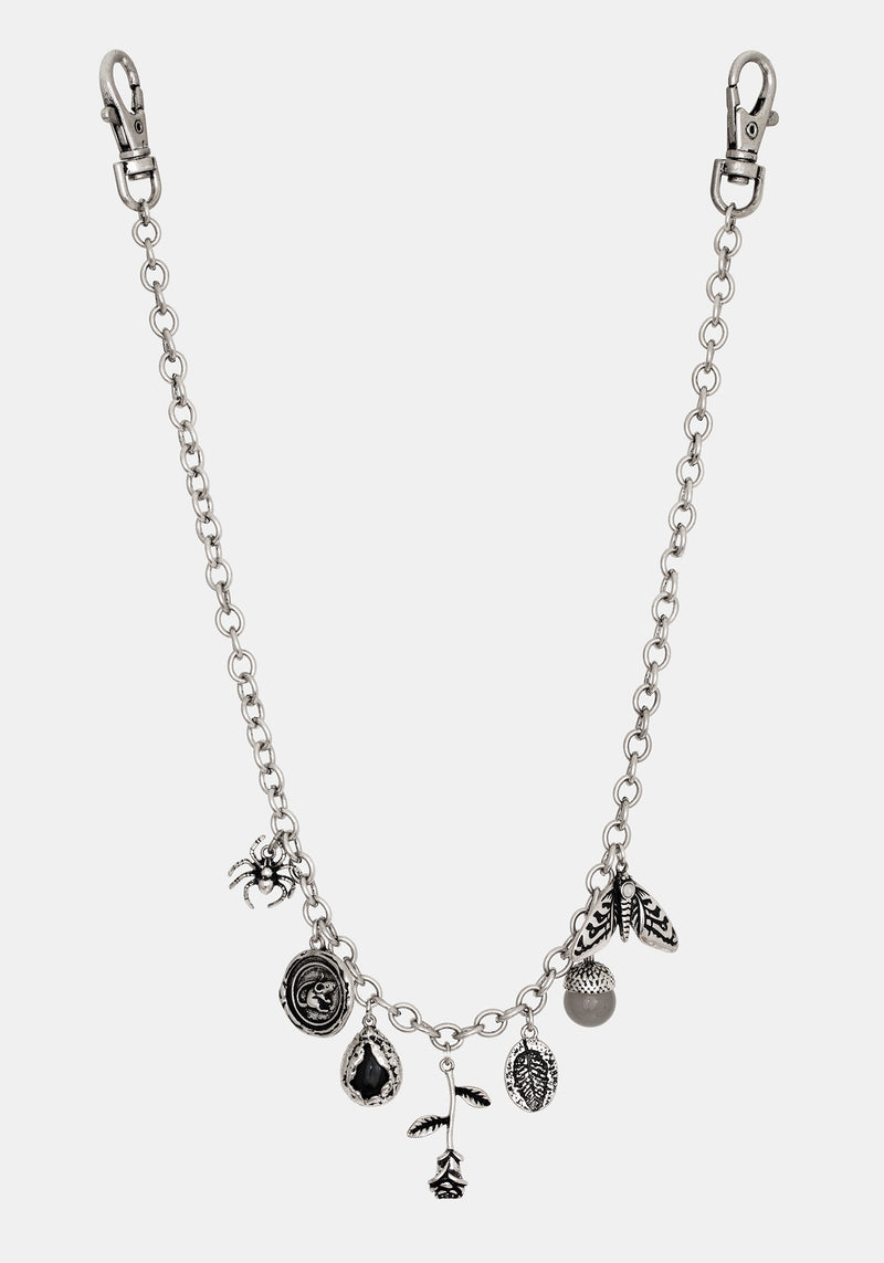 Draven Rat & Spinne Tasche Kette