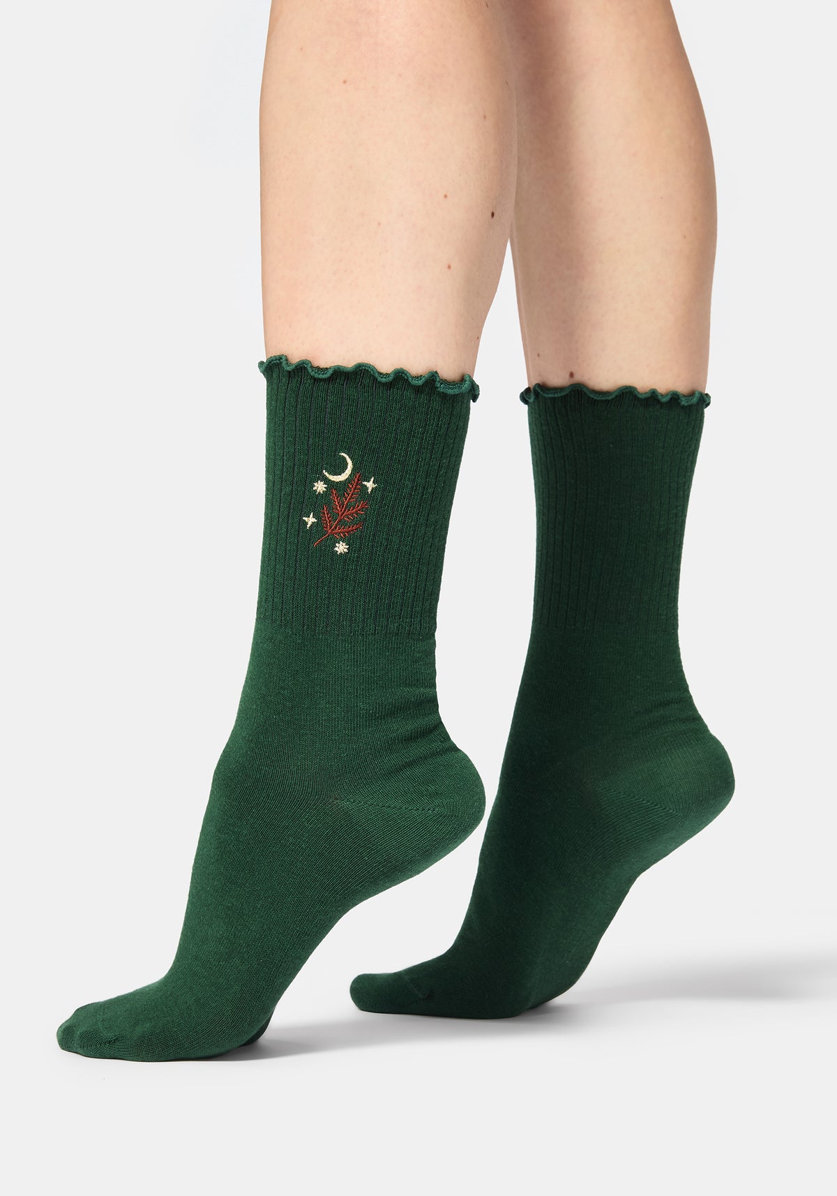 Abellona Bestickt Socken