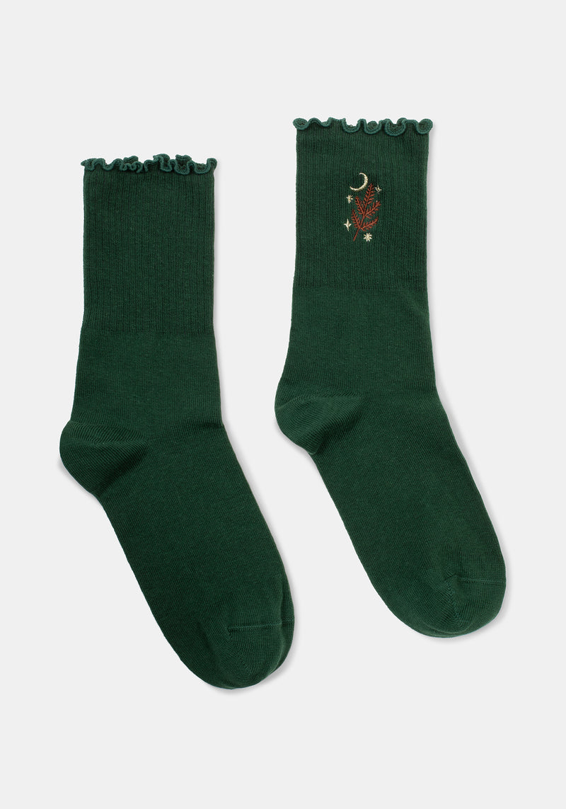 Abellona Embroidered Socks