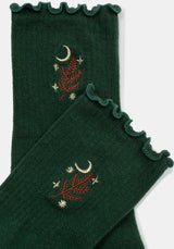Abellona Embroidered Socks
