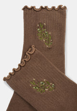 Koax Embroidered Socks