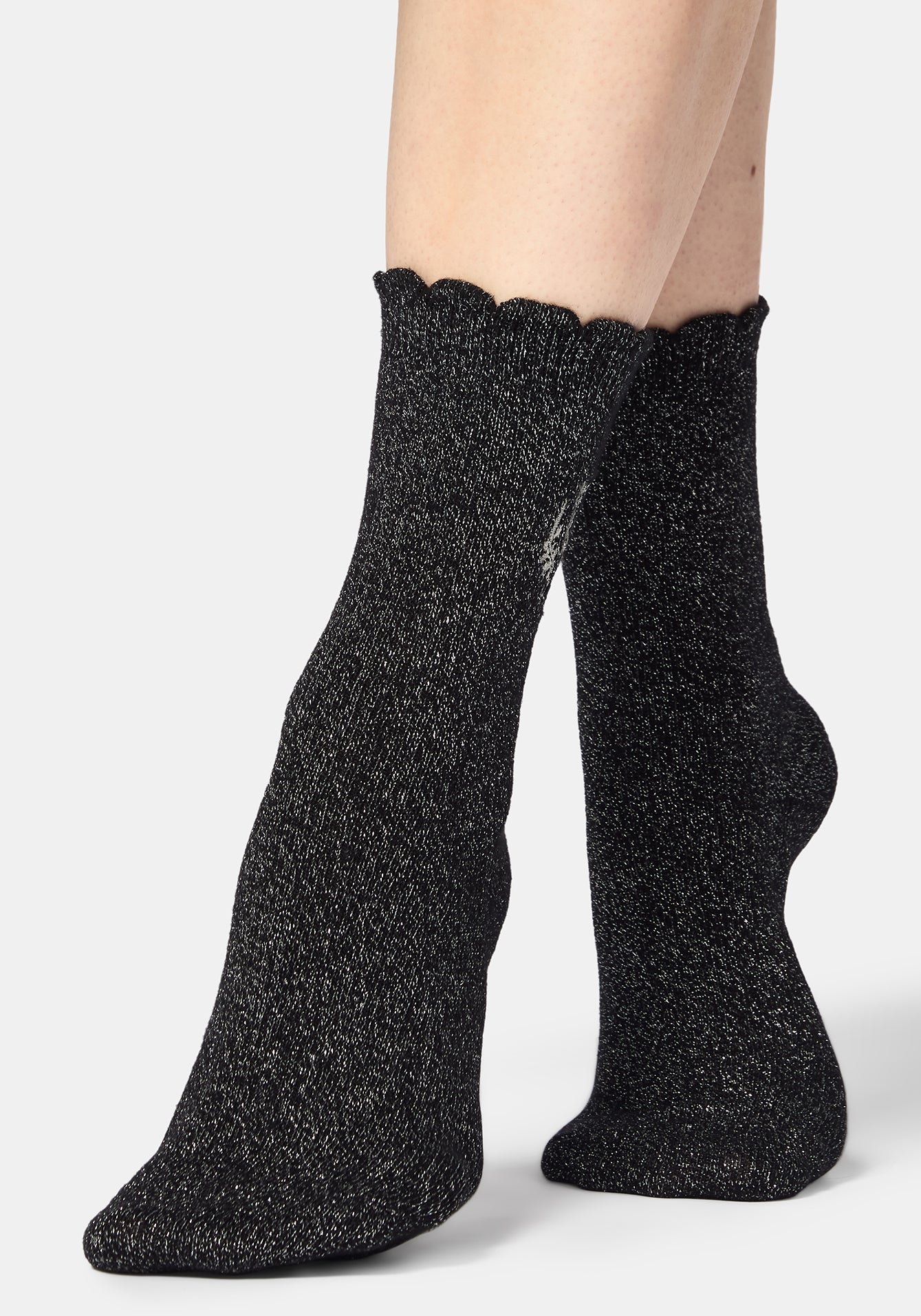 Lurex Thistle Bestickt Socken