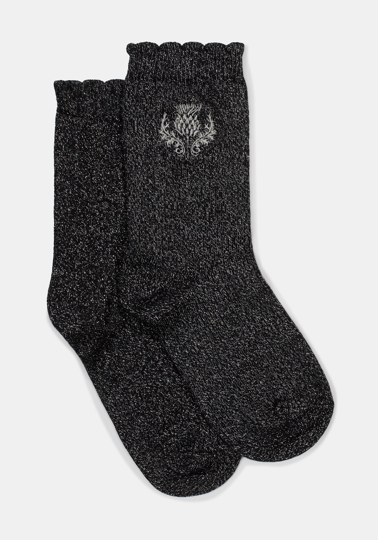 Lurex Thistle Bestickt Socken