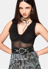 Sul Studded Anhänger Stretch Taille Gürtel