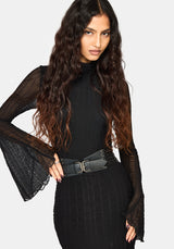 Mortika Vorderseite Stitched Taille Gürtel