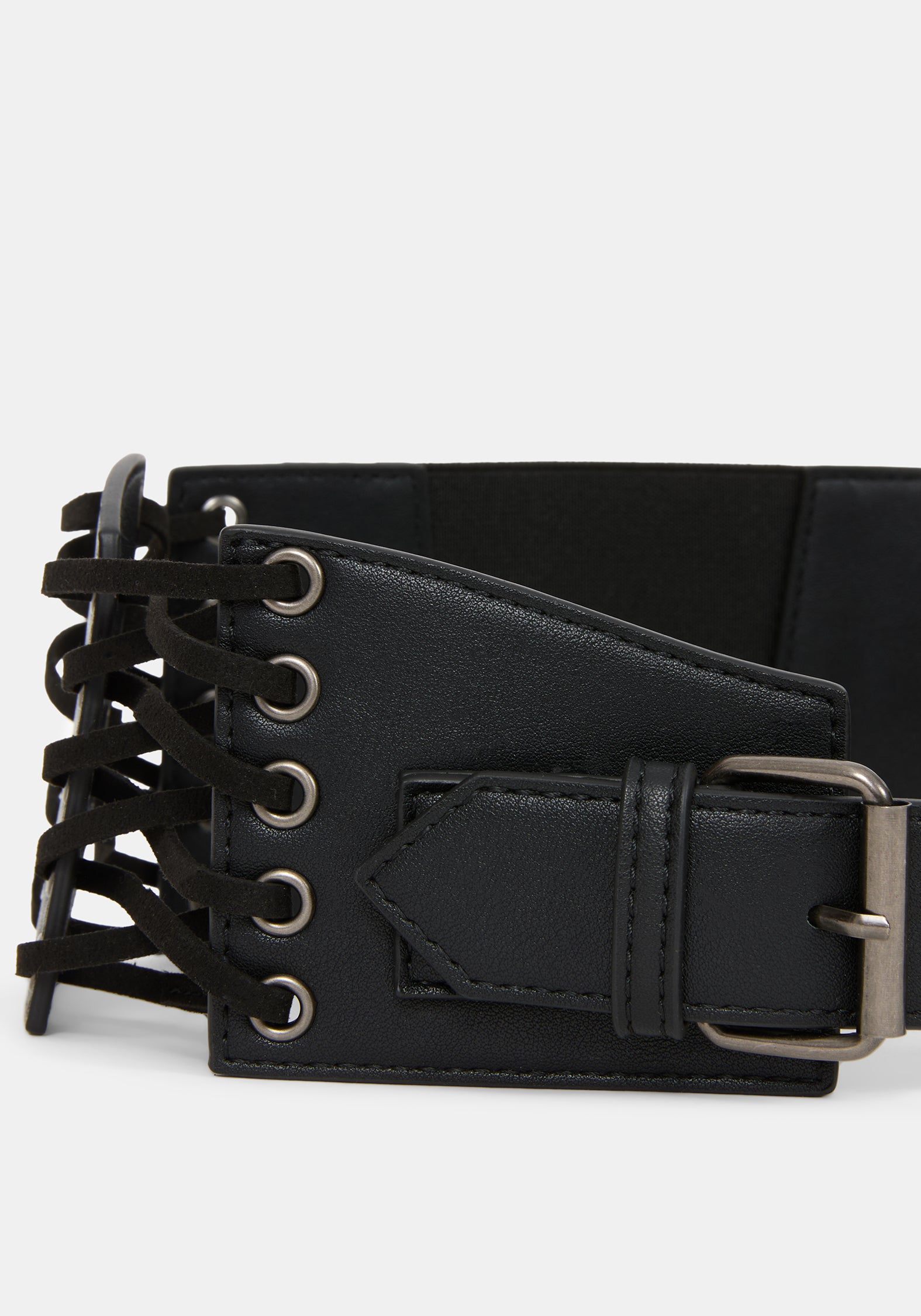 Mortika Vorderseite Stitched Taille Gürtel