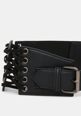 Mortika Vorderseite Stitched Taille Gürtel