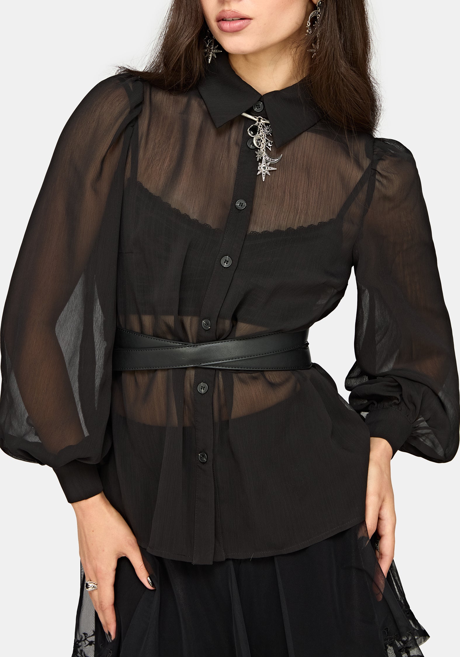 Lilane Cross Over Bow Rücken Taille Gürtel