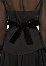 Lilane Cross Over Bow Rücken Taille Gürtel