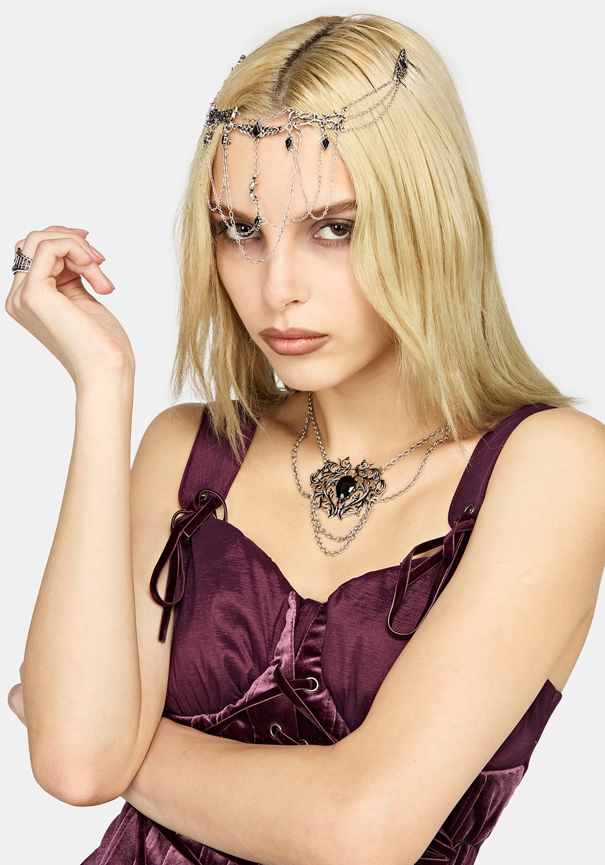 Rynel Spider Chain Hair Pin