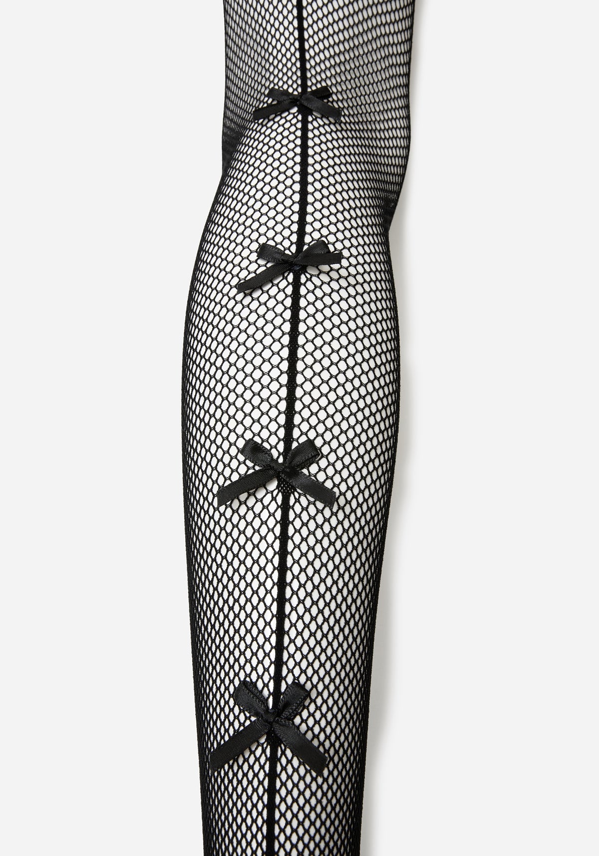 Doliyi Bow Back Seamed Fishnet Tights