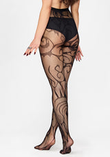Cosima Swirl Fishnet Tights