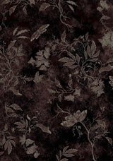 Ashmire Woodland Moth Print Midi Belted Shirt Dress