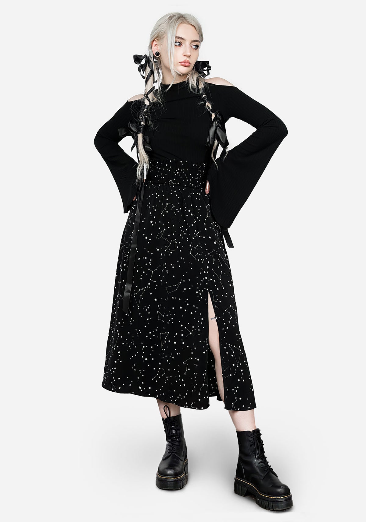 Celestial Midaxi-Kleid Rock