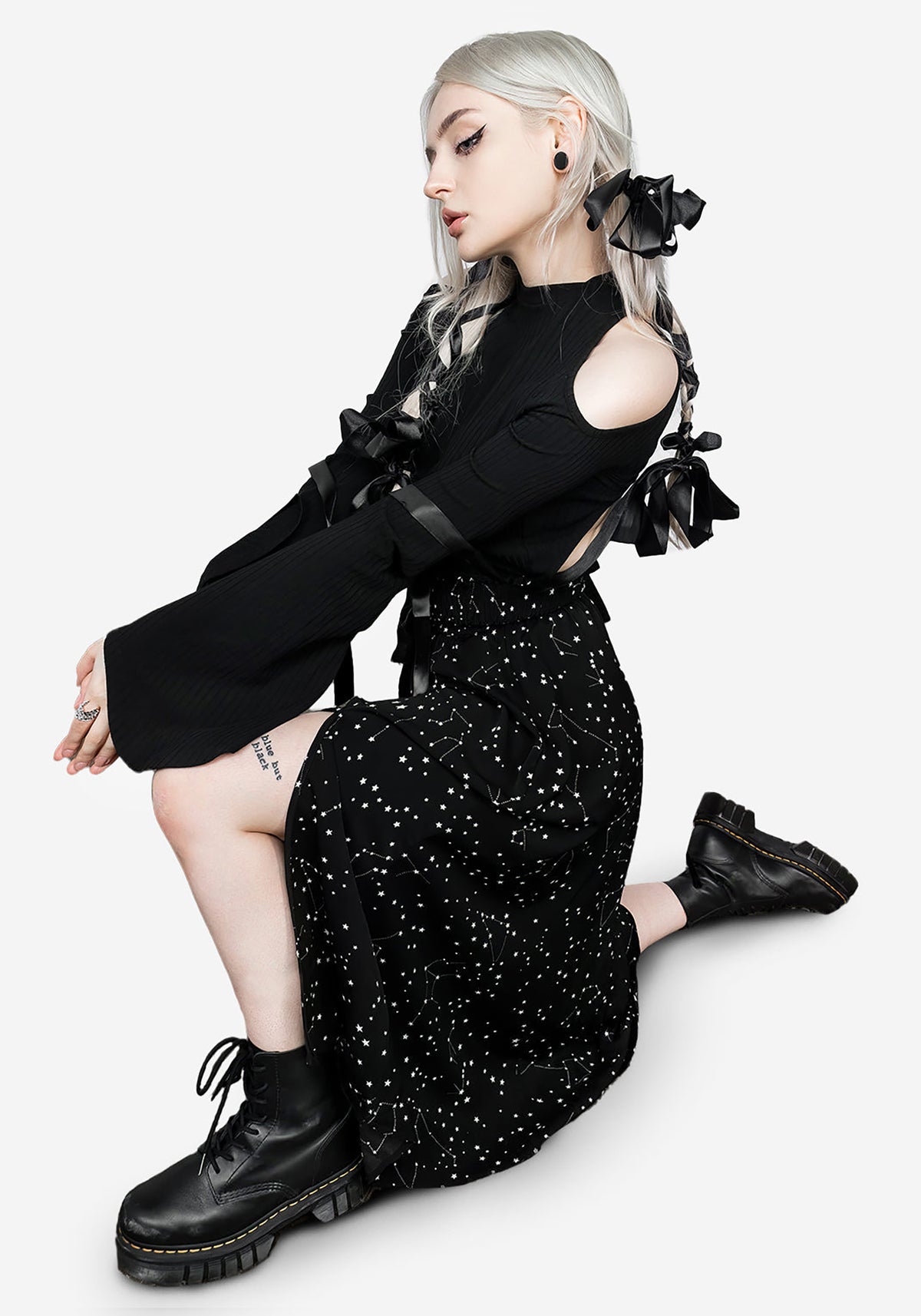 Celestial Midaxi-Kleid Rock