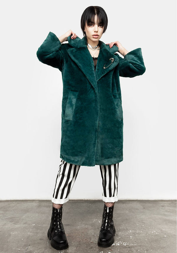 Creature Oversize Pelz Mantel