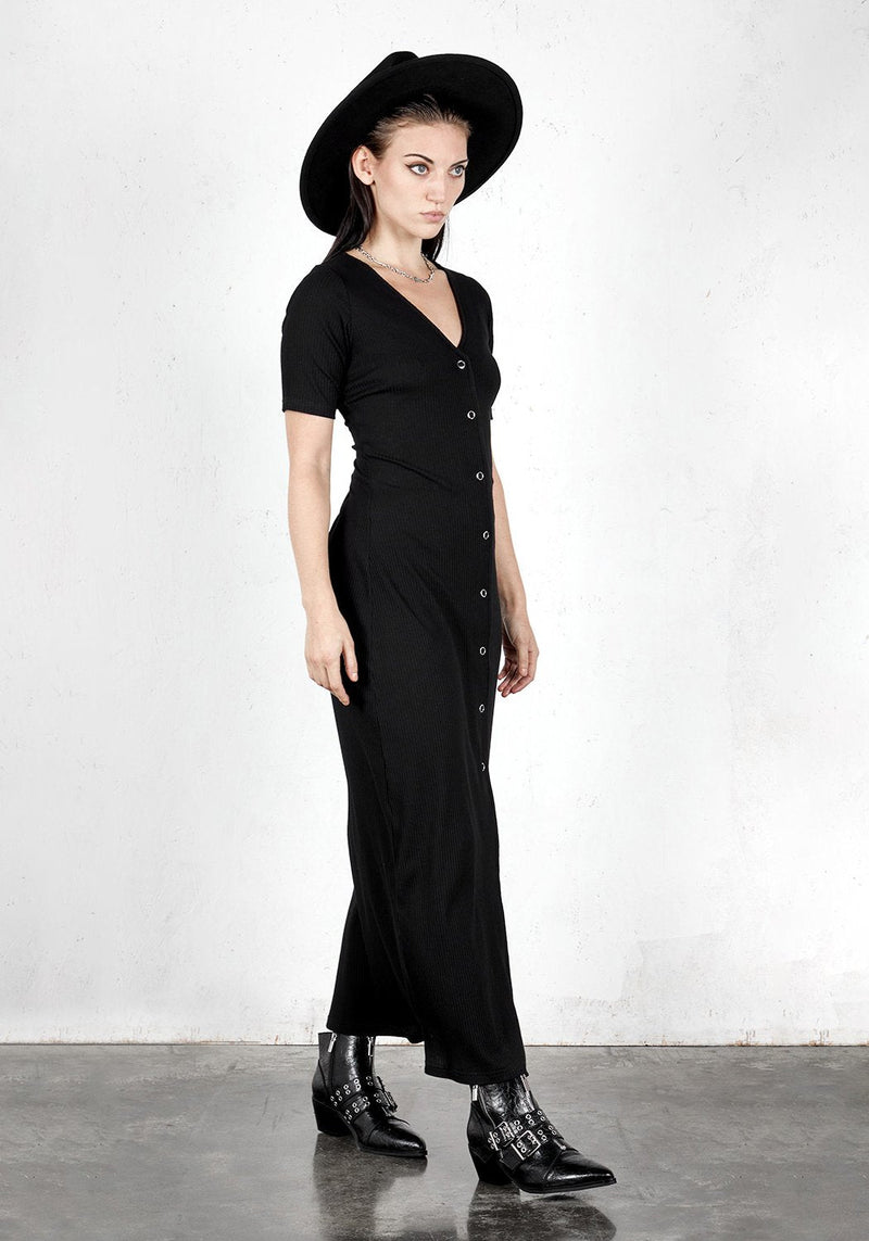 Obsidian Jersey Kleid