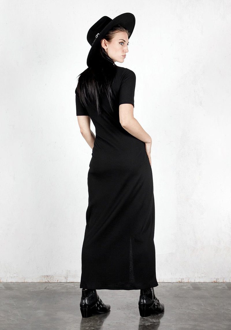 Obsidian Jersey Kleid