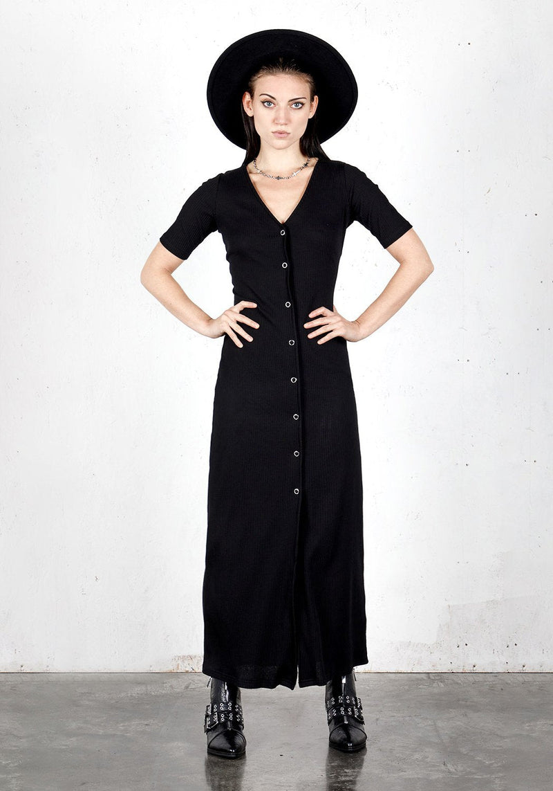 Obsidian Jersey Kleid