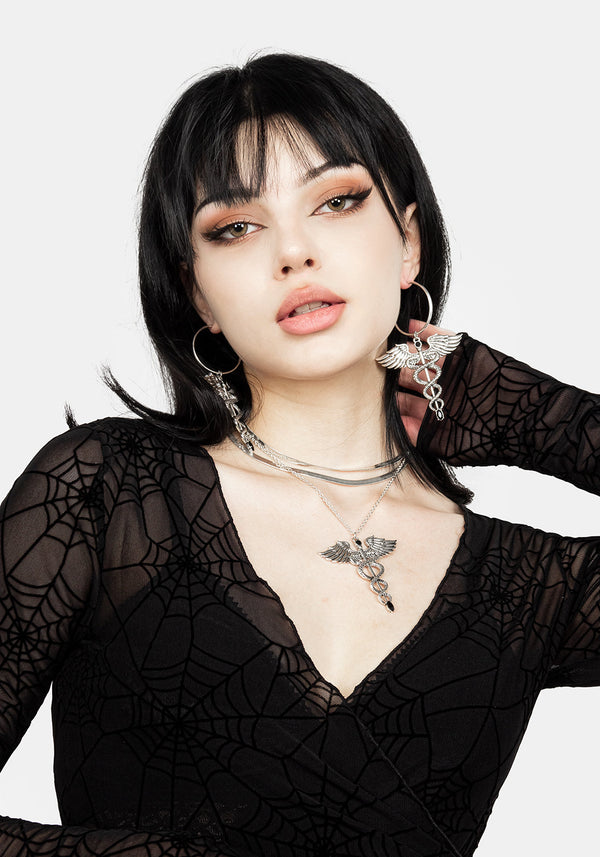 Venom Mesh Wickel Top