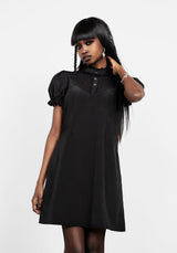 Secrets Biesen Gepaneelt Mini Kleid