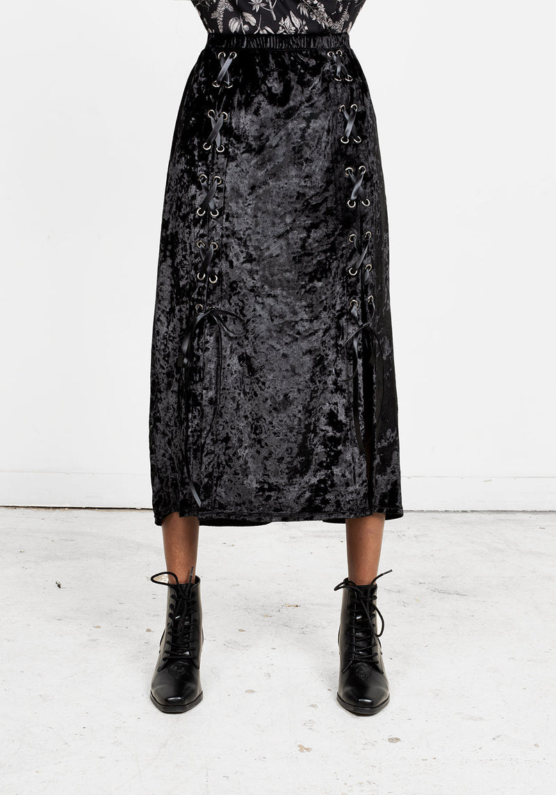 Malefic Lace-Up Panel Rock